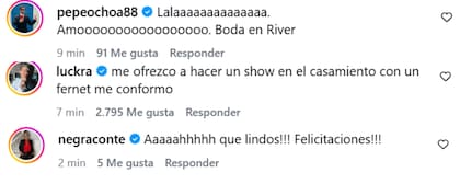 Así reaccionaron los famosos a la noticia de casamiento de Lali y Pedro