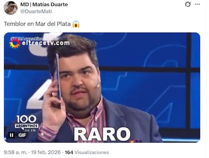 Así reaccionaron los usuarios ante el sismo en Mar del Plata