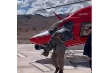 Así rescataban el cuerpo de Altamirano