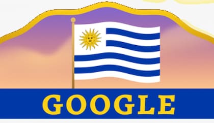 Así saludó Google el Día de la Independencia de Uruguay