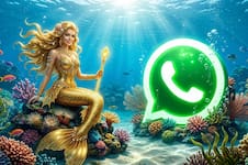 Cómo activar el “modo sirena dorada” de WhatsApp en marzo 2026