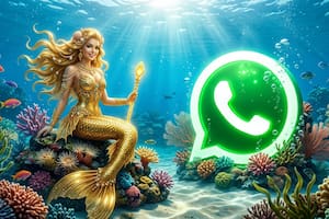 Cómo activar el "modo sirena dorada" de WhatsApp