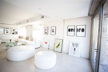 Así se mostró la intervención artística en el piso 14.