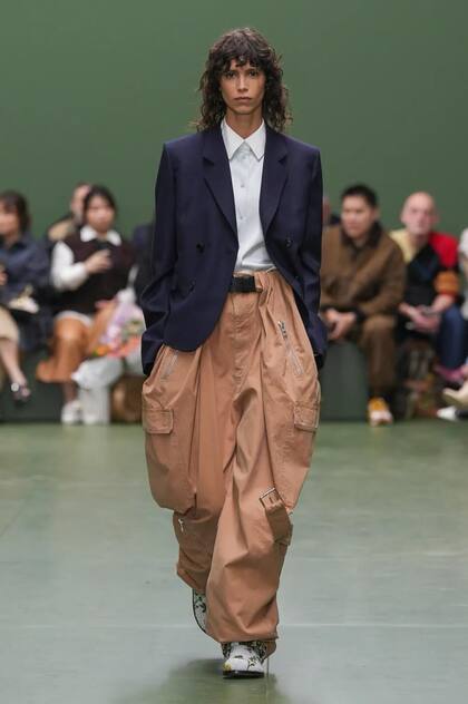 Así se mostró Mica Argarañaz en Loewe