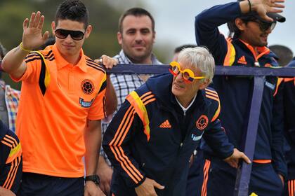 Así se mostró Pekerman en Bogotá después del Mundial