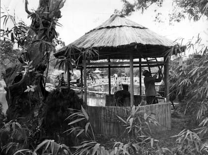 Así se pensó la primera versión del Jardín Japonés de Palermo, en 1967. "Para dar al conjunto un aspecto más cercano al de los jardines tradicionales japoneses, la AJA encargó a Inomata una reforma y una ampliación a gran escala cuyas obras se completaron entre 1978 y 1979″