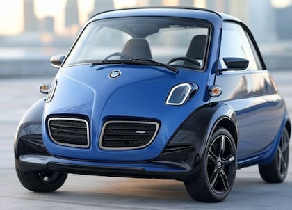 Así se podría ver el BMW IZ modelo 2025, según la IA