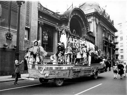 Así se promocionó la película por las calles de Buenos Aires
