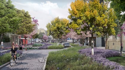 Así se proyecta la obra, con más espacio peatonal