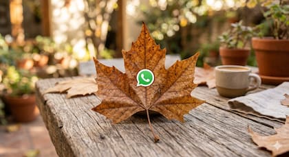 Así se puede activar el “modo hoja seca” en WhatsApp