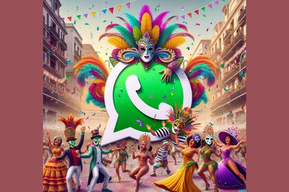 Así se puede festejar el Carnaval con WhatsApp
