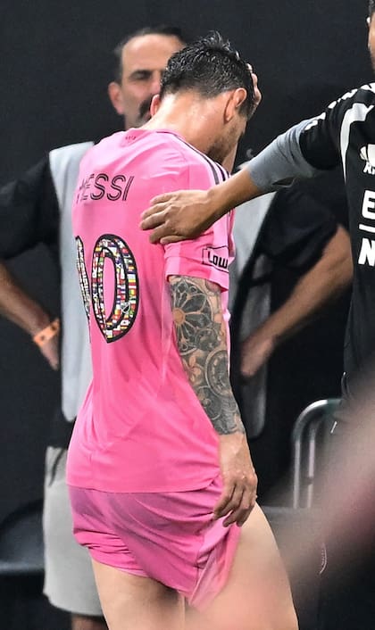 Así se retiró Messi durante el último partido con Inter Miami