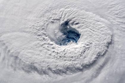 Así se ve el huracán Florence desde la Estación Espacial Internacional