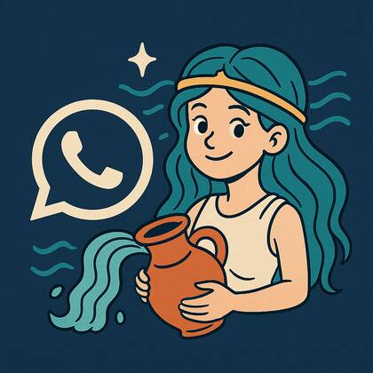 Así se ve el "modo Acuario" de WhatsApp