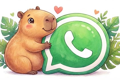 Así se ve el "modo Capibara" de WhatsApp