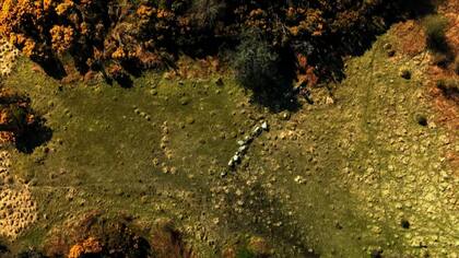 Así se ve el primer campo de juego escocés desde el aire