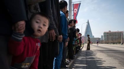 Así se ve el Ryugyong en 2017. De momento, sus puertas siguen cerradas, pero eso podría cambiar