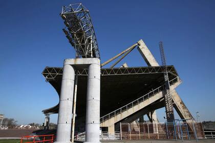 Así se ve el sector de plateas del Mundialista