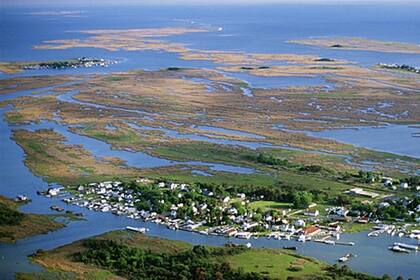Así se ve la isla Smith, en Maryland