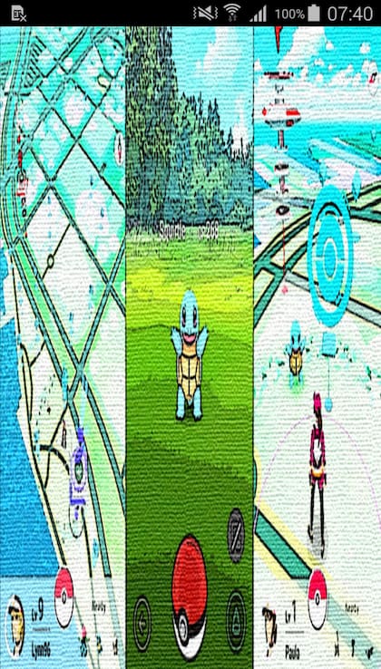 Así se ve la pantalla de un smartphone bloqueado por el software malicioso de una versión no oficial del popular juego Pokémon Go