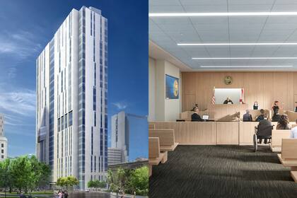 Así se ve la proyección de cómo quedaría el nuevo juzgado civil que se inaugurará en Miami-Dade