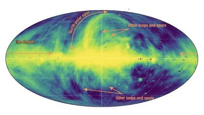 Así se ve nuestra galaxia en ondas de radio