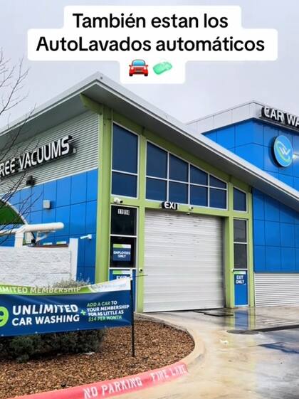 Así se ve un negocio de lavado automático de autos