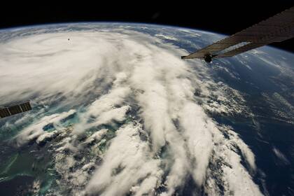 Así se veía el huracán Ian desde el espacio antes de llegar a Florida