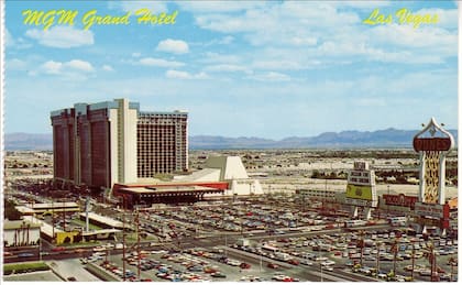 Así se veía el MGM Grand Hotel antes del incendio