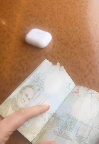 Así se veía el pasaporte de la tiktoker