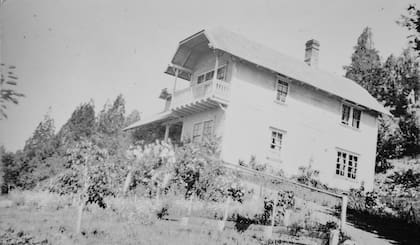 Así se veía en 1926 la actual Casa Frey, en las cercanías del Lago Nahuel Huapi en Bariloche
