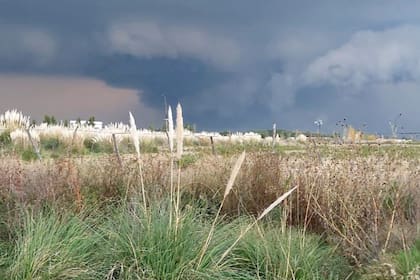 Así se veía la tormenta el día del temporal