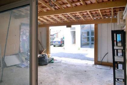 Así se veía por dentro el garaje antes de que los arquitectos del estudio Fabre de Marien pusieron manos a la obra
