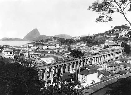 Así se veía Río de Janeiro en 1925.