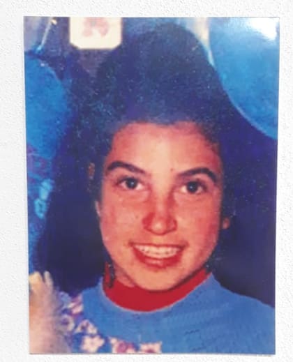 Así se veía Susana cuando desapareció, en 1990