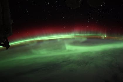 Así se ven las auroras boreales desde el espacio