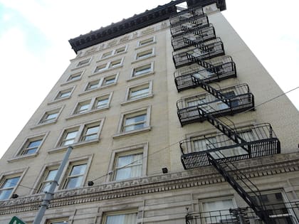Así se ven las escaleras de emergencia de un edificio