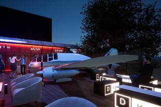 El chef Dante Liporace creó un bar que tendrá un avión de verdad en Palermo: cómo es y cuándo se inaugura