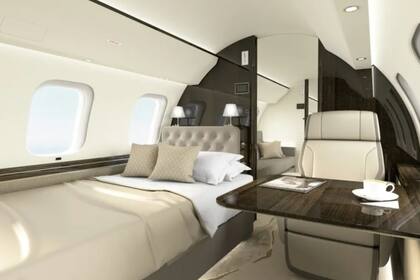 Así se verá el jet Global 8000 por dentro