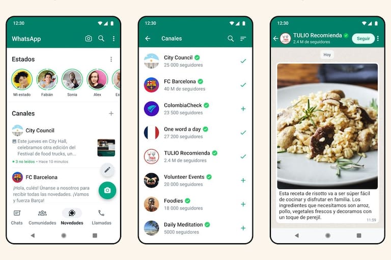 Ya disponibles los canales de WhatsApp, ¿qué son y cómo seguirlos?