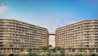 Así se verán los edificios que estarán conectados cuando se terminen