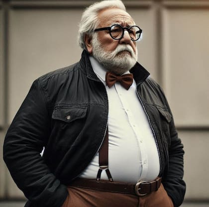Así se vería Carl Fredricksen de Up! en la vida real, según la inteligencia artificial