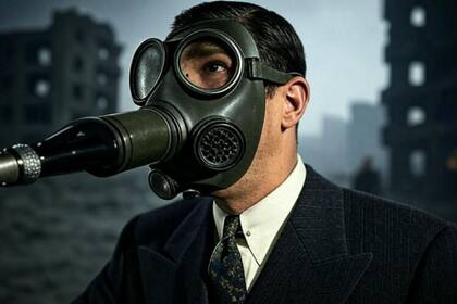 Así se vería Carlos Gardel en el "modo El Eternauta"
