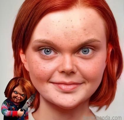 Así se vería Chucky si fuera real, según una inteligencia artificial