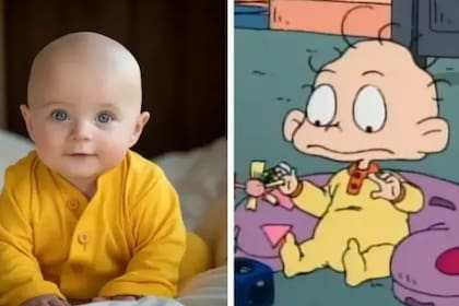 Así se vería Dil de los Rugrats si fuera un bebé real, según la inteligencia artificial