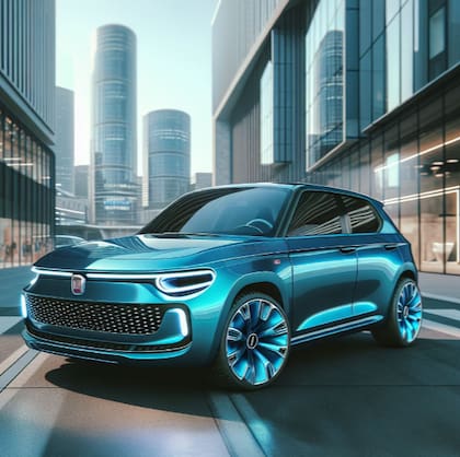 Así se vería el FIat 147 modelo 2025, según la IA
