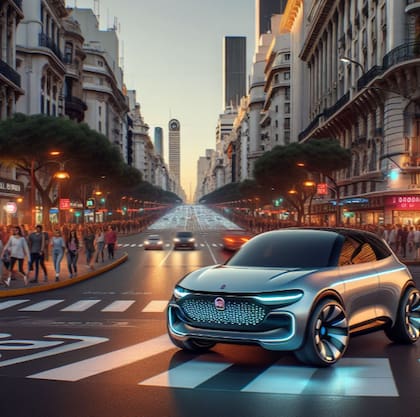 Así se vería el Fiat 147, según la IA