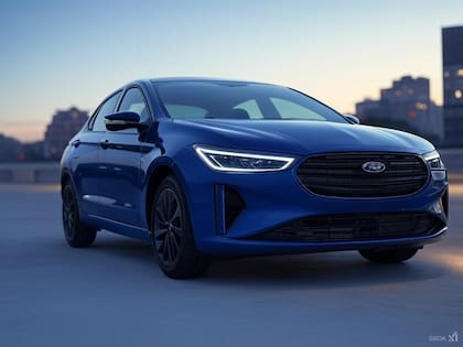 Así se vería el Ford Escort modelo 2025, según la IA