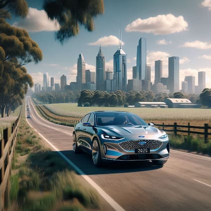 Así se vería el Ford Falcon modelo 2025, según la IA