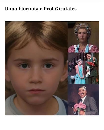Así se vería el hijo de Doña Florinda y el profesor Jirafales